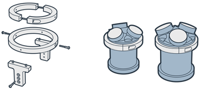 Gimbal axis solution